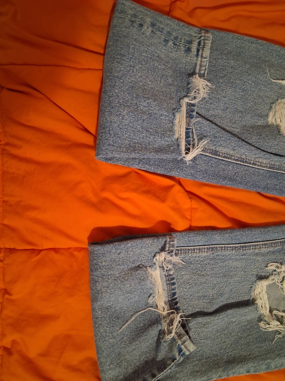 American Eagle Outfitters Strigid High Rise Baggy Straight Distressed Jeans - Picture 6 of 11